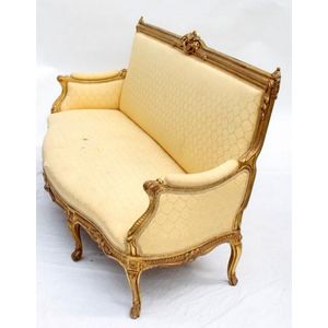 Antique French settee or sofa - price guide and values