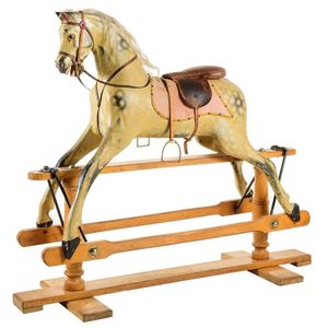 sporty boy rocking horse