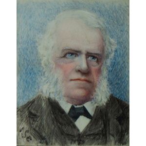 Miniature portrait on ivory. John Brown Watt, Mlc (1826-1897),…