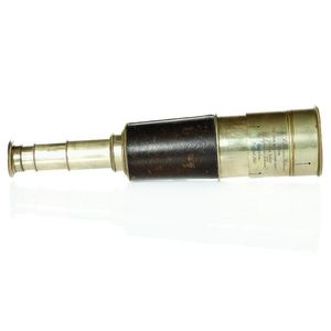 A good Victorian nickel plated nine draw spyglass by 'C H…