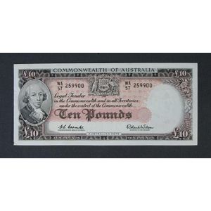 Australian Coombs and Wilson 10 pound note. About uncirc. #WA…