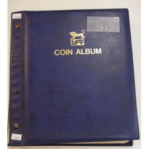 Album of Australian coins, Including 1914 halfpenny, other…