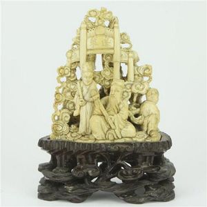 Qing Ivory Eight Immortals Figure Group - Ivory - Oriental