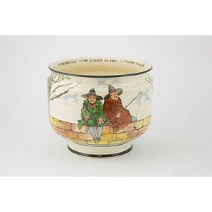 ROYAL DOULTON BOWL, ISAAC WALTON GALLANT FISHERS sold at auction on 24th  August