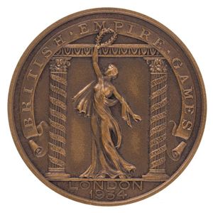 1934 2nd British Empire Games in London, Participation Medal…