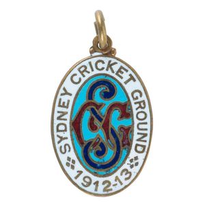Sydney Cricket Ground 1912-13 Membership medallion, numbered…