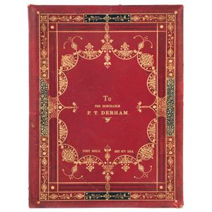 Port Melbourne Cricket Club: 1914 gilt titled & decorated…