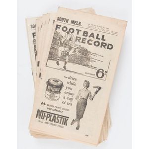 The Football Record: 1961 editions for the Home-and-Away Rounds,…