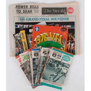 The Football Record: 1976 editions for 18 of the Home-and-Away…