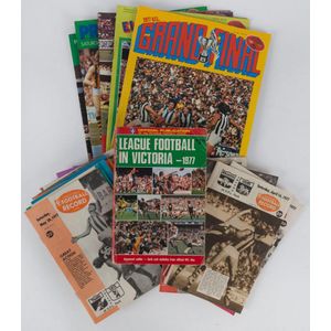 The Football Record: 1977 editions for 16 of the Home-and-Away…