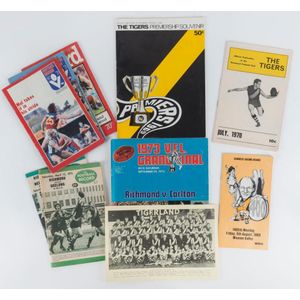 1957-1986 Richmond group including 1973 VFL Grand Final vs…