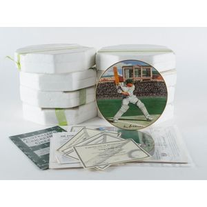Australia's Cricketing Greats: series of 8 plates issued by The…