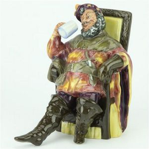 Royal Doulton figure 'Foaming quart' by Peggy Davies in brown,&hellip;