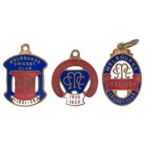 Melbourne Cricket Club, membership medallions for 1931-32 (No.…