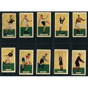 Hoadley's Chocolates: 1934 Victorian Footballers (action…