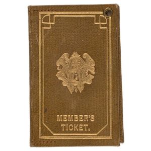 Williamstown Racing Club: 1908-09 Member's Ticket wallet, No.…