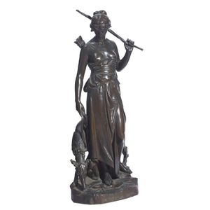 Eugene-Antoine Aizelin (French, 1821-1902), Nymphe de Diane,…