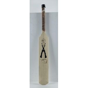 A match-used aluminium 'Dennis Lillee ComBat' with the crossed…