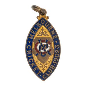Melbourne Cricket Club: 1902-03 Membership medallion, No.2185,…
