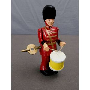 Early Matchbox Moko diecast clockwork Drummer. Functional,…