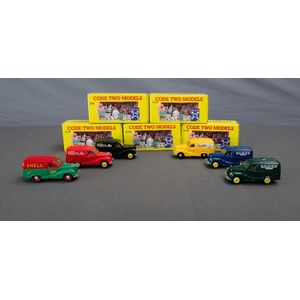 Rare Matchbox MICA Code 2 Austin A40 Vans. 6 rare variants of…