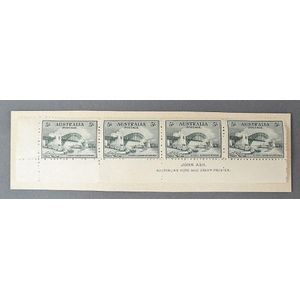 Rare 1932 Australian stamps 5/- (5 shilling) green harbour…