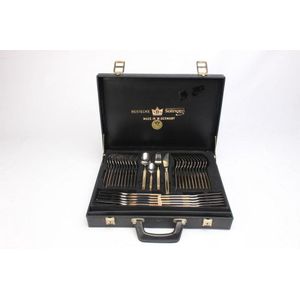 Solingen silver plated cutlery setting in case full service for…