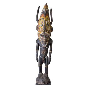 Sepik Spirit Figure: 1970s Papua New Guinea - New Guinean - Tribal