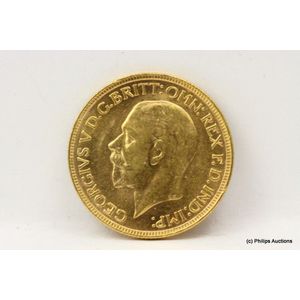 A gold sovereign 1931, 22ct yellow gold, depicting King George…