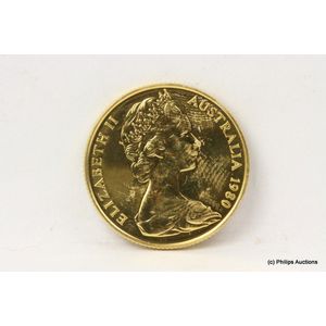 An Australian $200 gold coin 1980, 22ct yellow gold, presented…