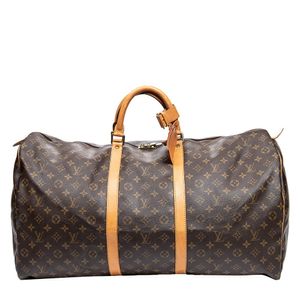 Louis Vuitton, Bags, Louis Vuitton Kusama Keepall 55 Green Bandouliere  Travel Vintage Bag Lv Rare New