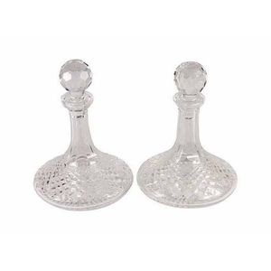 Waterford Crystal 'Alana' pair of ships decanters with…