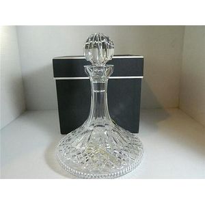 Waterford Crystal ship's decanter, Lismore pattern, unused…