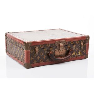 Early 20th c Louis Vuitton Steamer Trunk with Interior Label & Serial -  Ruby Lane
