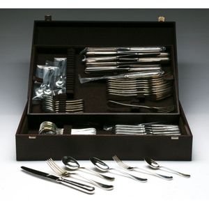 Christofle cased cutlery 'Albi' setting consisting of 10…