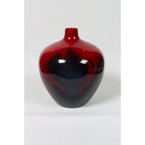 70's ヴィンテージ ロイヤルドルトン Flambe Veined 花器 花