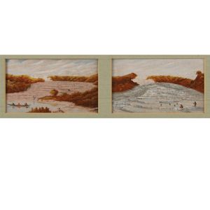 J P Backhouse 'Pink Terraces, Rotomahana' and 'White Terraces,…