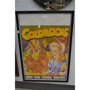 An original 1930s 'Goldilocks' pantomime poster in. An original…