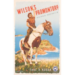 c1940 Victorian Railways poster No.208, 'Wilson's Promontory,…