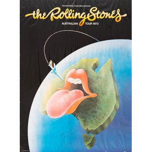 'the Rolling Stones, Australian Tour 1973', colour process…