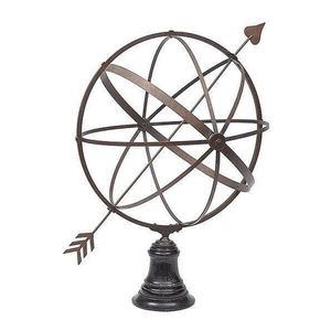 A bronze and ebonised wood armillary sphere the body comprising…