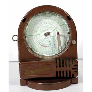 Baroscribe recording barometer made by Bacharach Industrial…
