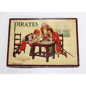 Pirates, Chad Valley three panel illustrated board game,…