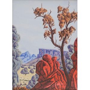 Keith Namatjira (1938-1977), Central Australian Landscape,…