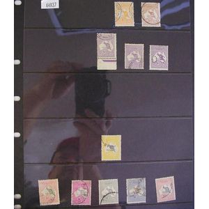 One sheet of Australian roo stamps to include 1 pound blue &…