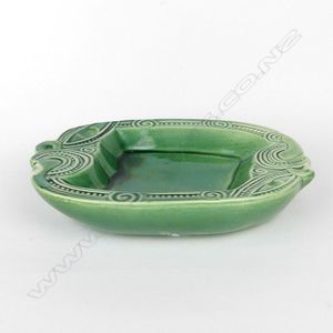 A Crown Lynn Wharetana ware Koruru Tray/ ashtray [large], model&hellip;