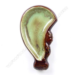 A Crown Lynn Wharetana Maori Art Pottery 'Mere or Wahaika' dish,&hellip;