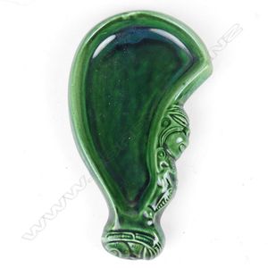 A Crown Lynn Wharetana Maori Art Pottery 'Mere or Wahaika' dish,&hellip;