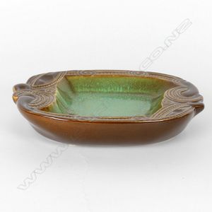 A Crown Lynn Wharetana Maori Art Pottery 'Koruru' ('Small&hellip;