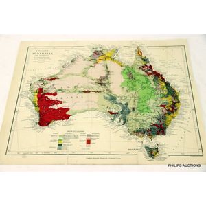 A folio of over fifty maps of Australia, mostly 19th century…